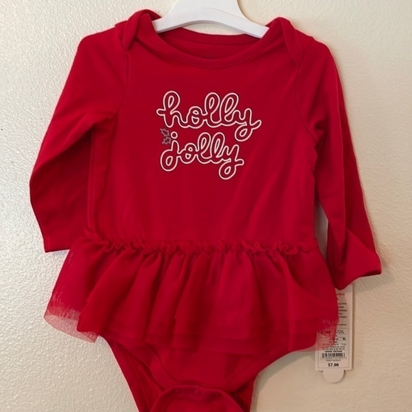 Cat & Jack Other - 𝅺christmas tutu onesie